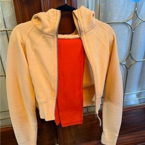 lululemon athletica Peach and Red Hoodie
